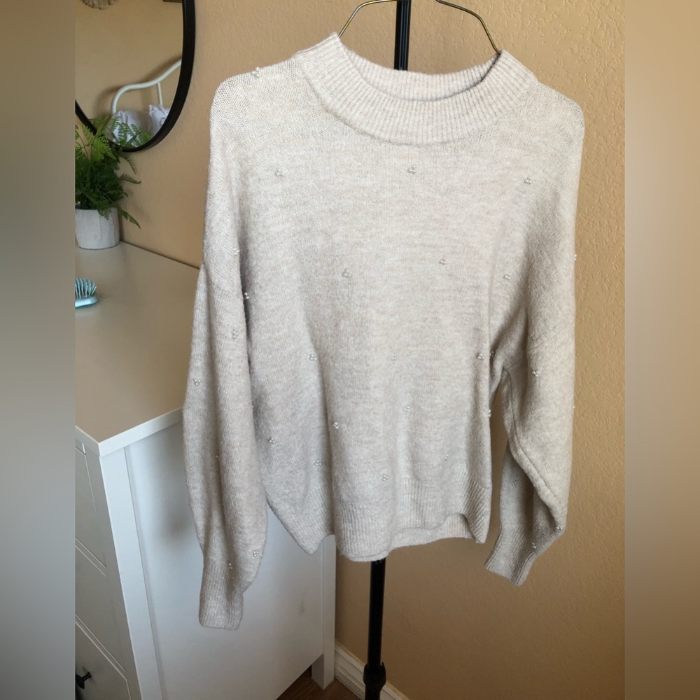 H&M Beaded Sweater